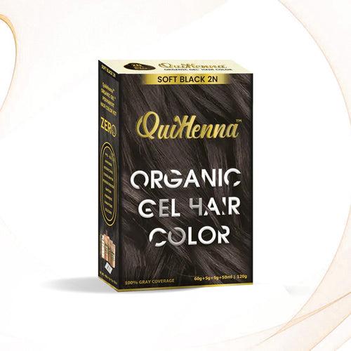 Quikhenna Organic Gel Hair Color 120 Gm -2N SOFT BLACK