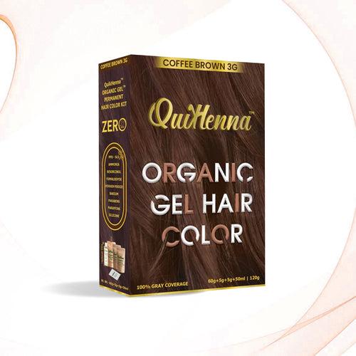 Quikhenna Organic Gel Hair Color 120 Gm - 3G COFFEE BROWN