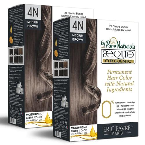 byPureNaturals Organic Cream Hair Colour Medium Brown 4N