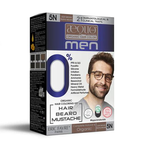 byPureNaturals Organic Cream Hair Colour for Men Light brown 5N