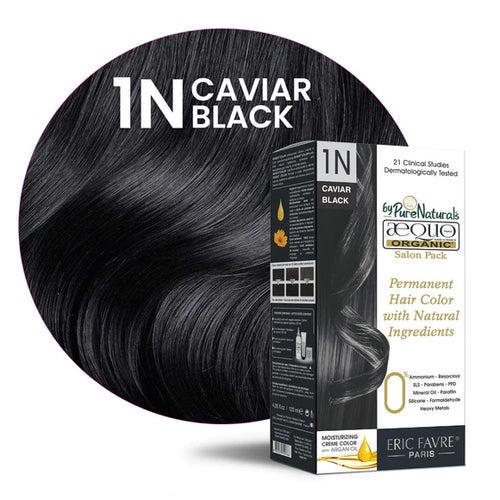 byPureNaturals Organic Cream Hair Colour Caviar Jet Black 1N