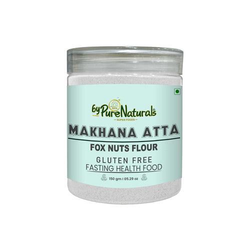 byPurenaturals Makhana Atta - Fox Nuts Flour - GLUTEN FREE READY TO USE ATTA  150gm