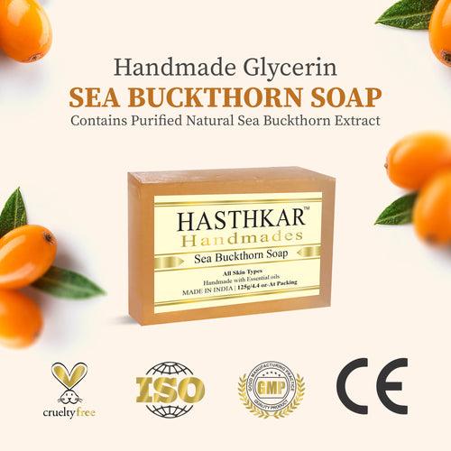 Hasthkar Handmades Glycerine Natural Sea buckthorn Soap 125Gm