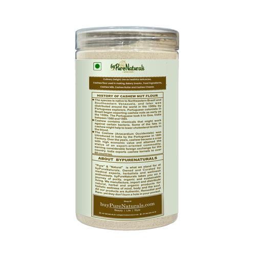 byPurenaturals Kaaju Poweder Atta - Cashew Nut Flour - GLUTEN FREE READY TO USE ATTA 500gm
