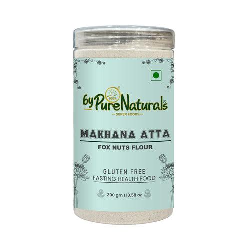 byPurenaturals Makhana Atta - Fox Nuts Flour - GLUTEN FREE READY TO USE ATTA  300gm