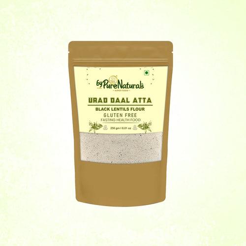 byPurenaturals Urad Daal Atta - Black Lentils Flour- GLUTEN FREE READY TO USE ATTA 250gm