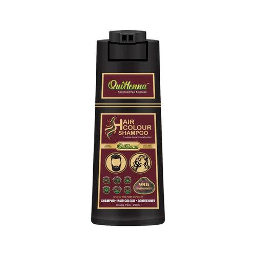 QuikHenna Ammonia Free Hair Colour Shampoo For Men and Women Burgundy