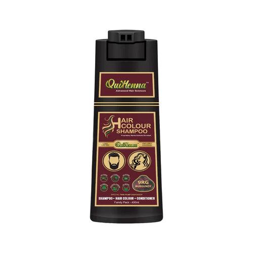 QuikHenna Ammonia Free Hair Colour Shampoo For Men and Women Burgundy