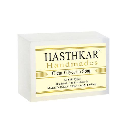 Hasthkar Handmades Glycerine Natural Clear glycerin Soap 125Gm