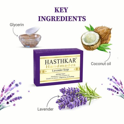 Hasthkar Handmades Glycerine Natural Lavender Soap 125Gm