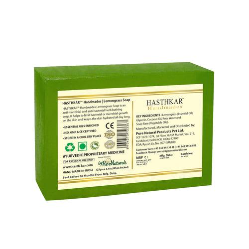 Hasthkar Handmades Glycerine Natural Lemon grass Soap 125Gm