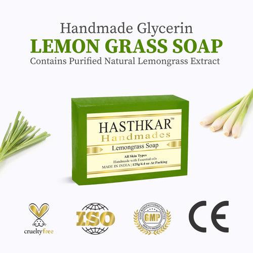 Hasthkar Handmades Glycerine Natural Lemon grass Soap 125Gm