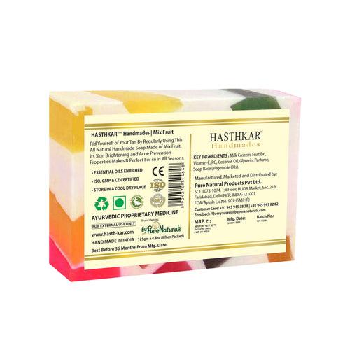 Hasthkar Handmades Glycerine Natural Mix fruit Soap 125Gm