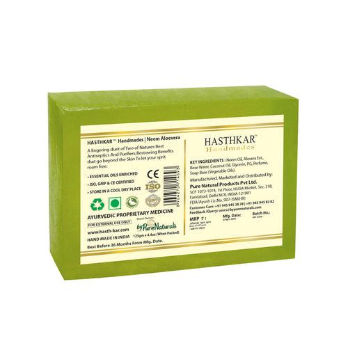 Hasthkar Handmades Glycerine Natural Neem aloevera Soap 125Gm