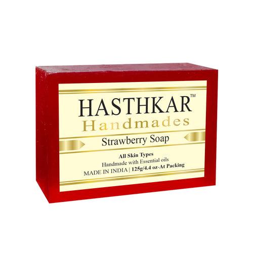 Hasthkar Handmades Glycerine Natural Strawberry Soap 125Gm