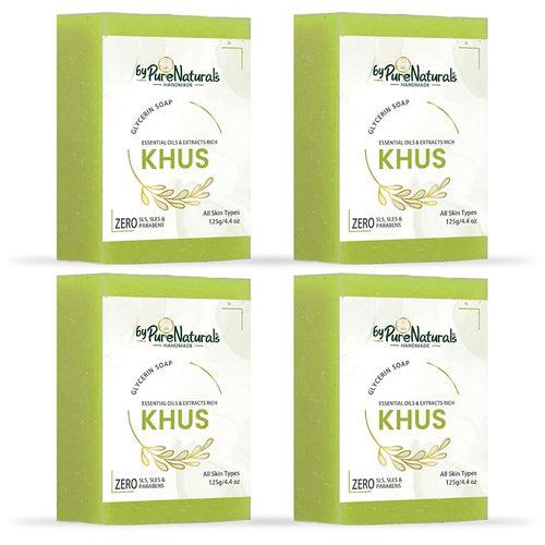 byPureNaturals Organic Khus Soap For Men Women 125gm