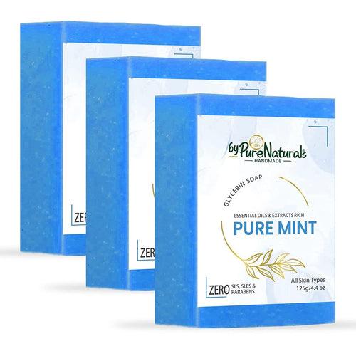 byPureNaturals Organic Mint Soap For Men Women 125gm