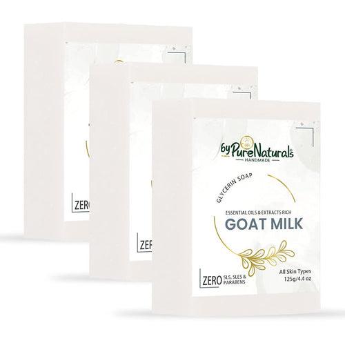 byPureNaturals Organic Goat Milk Soap For Men Women 125gm