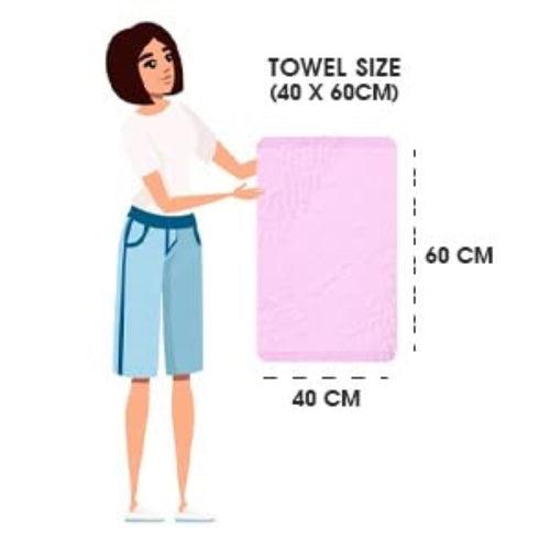 byPurenaturals 100% Cotton Hand Towel For Men & Women 450 GSM, 3 Pieces Set