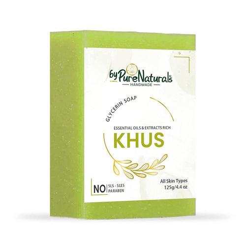 byPureNaturals Organic Khus Soap For Men Women 125gm