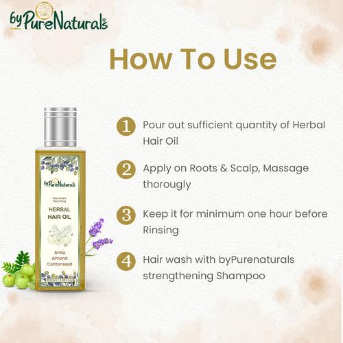 byPureNaturals Nourishing Herbal Hair Oil- 100ml