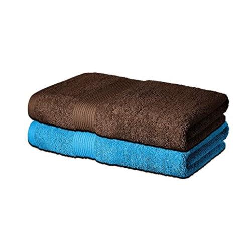 byPurenaturals 100% Cotton Large Size Bath Towel for Men and Women 550 GSM, 70x140 cm