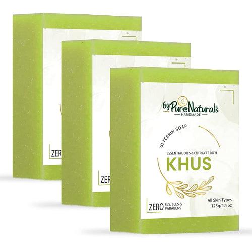 byPureNaturals Organic Khus Soap For Men Women 125gm