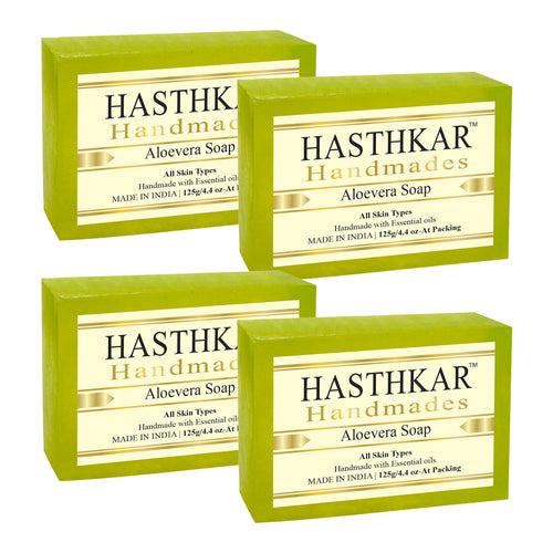 Hasthkar Handmades Glycerine Natural Aloevera Soap 125Gm