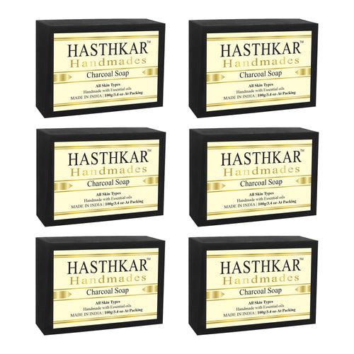 Hasthkar Handmades Glycerine Natural Charcoal Soap 100Gm