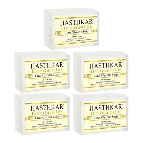 Hasthkar Handmades Glycerine Natural Clear glycerin Soap 125Gm