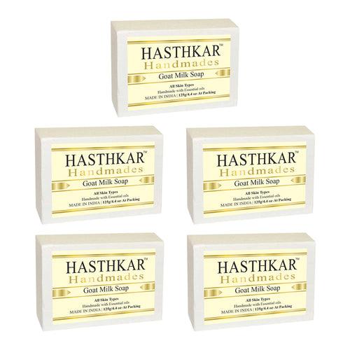 Hasthkar Handmades Glycerine Natural Goat milk Soap 125Gm