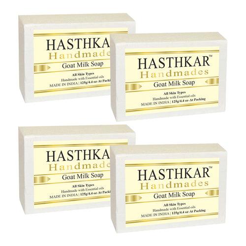 Hasthkar Handmades Glycerine Natural Goat milk Soap 125Gm