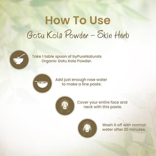 Organic Gotu Kola Powder byPureNaturals