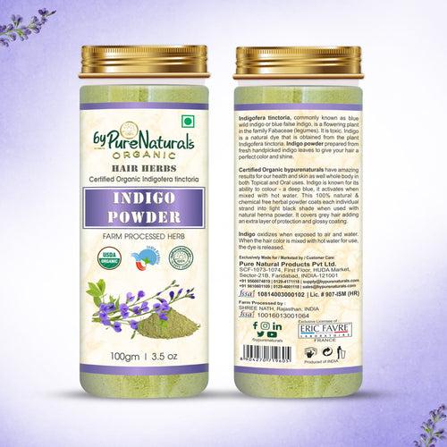 Organic Indigo Herb Powder byPureNaturals