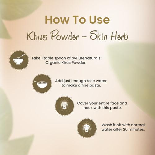 Organic Khus Powder byPureNaturals