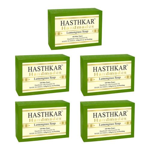 Hasthkar Handmades Glycerine Natural Lemon grass Soap 125Gm