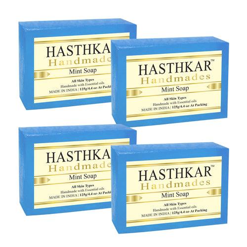 Hasthkar Handmades Glycerine Natural Mint Soap 125Gm