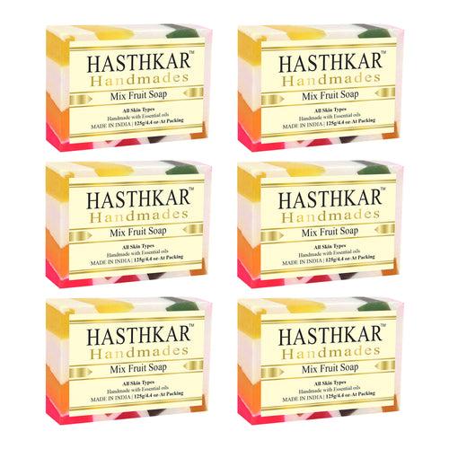 Hasthkar Handmades Glycerine Natural Mix fruit Soap 125Gm