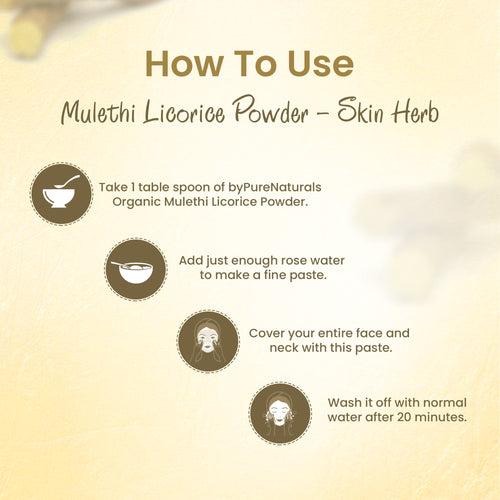 Organic Mulethi Licorice Powder byPureNaturals