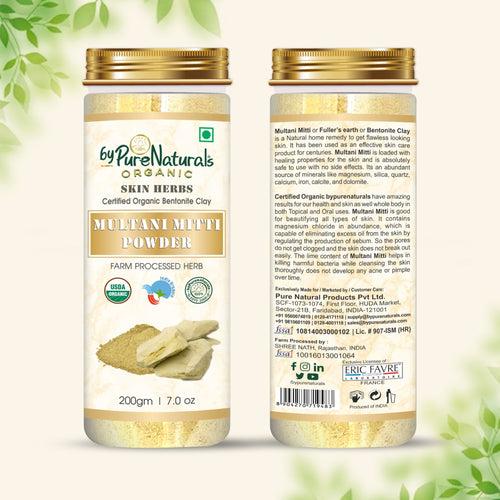 Organic Multani Mitti Powder byPureNaturals