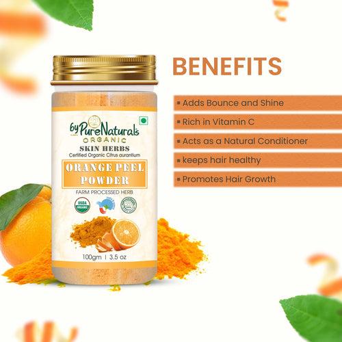 Organic Orange Peel Herb Powder byPureNaturals