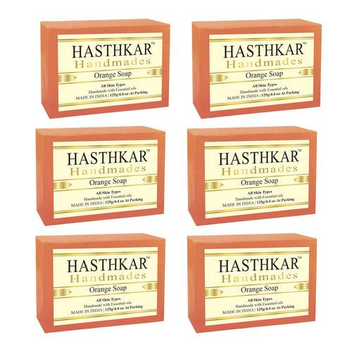 Hasthkar Handmades Glycerine Natural Orange Soap 125Gm