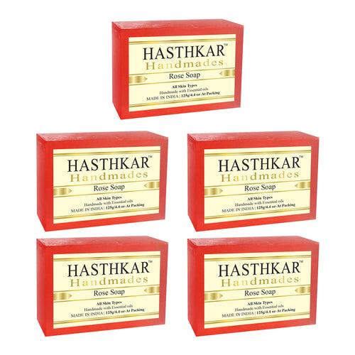 Hasthkar Handmades Glycerine Natural Rose Soap 125Gm
