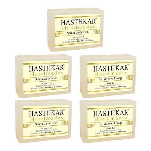 Hasthkar Handmades Glycerine Natural Sandalwood Soap 125Gm