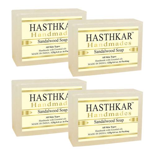 Hasthkar Handmades Glycerine Natural Sandalwood Soap 125Gm