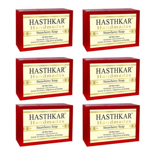 Hasthkar Handmades Glycerine Natural Strawberry Soap 125Gm