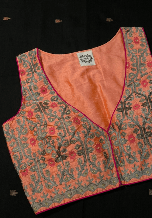 PEACH DAALIM PHOOL (BLOUSE)