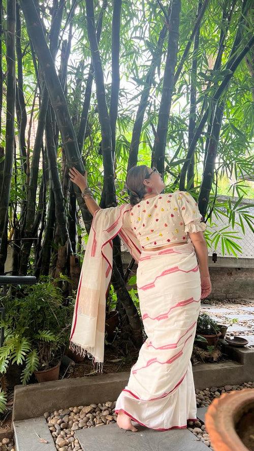 VINTAGE MULTI ROSE BLOUSE