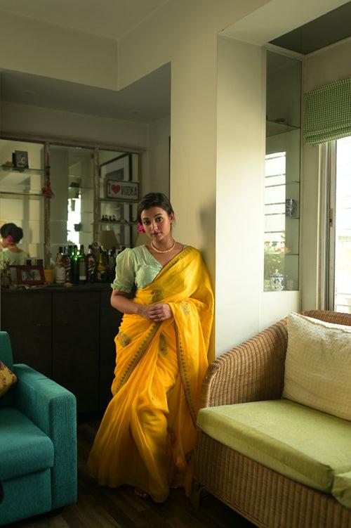 PAROMITA KOLKA ORGANZA SAREE