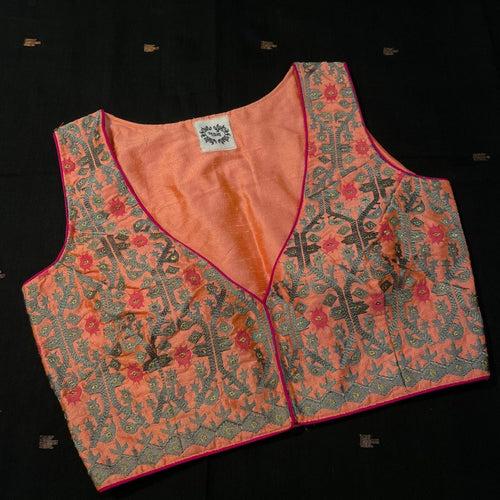 PEACH DAALIM PHOOL (BLOUSE)